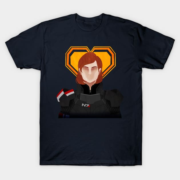 N7 Keep - (Jane) Shepard T-Shirt by shadyfolk